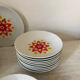 Service de table vintage Winterling, 20 pièces, décor pop années 70