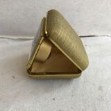 Old europa 2 travel alarm clock with 70's vintage gold case