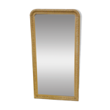 Louis Philippe mirror in wood and patinated stucco 19th century