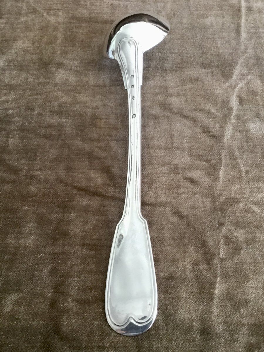 Silver stew spoon
