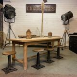Oak farmhouse table