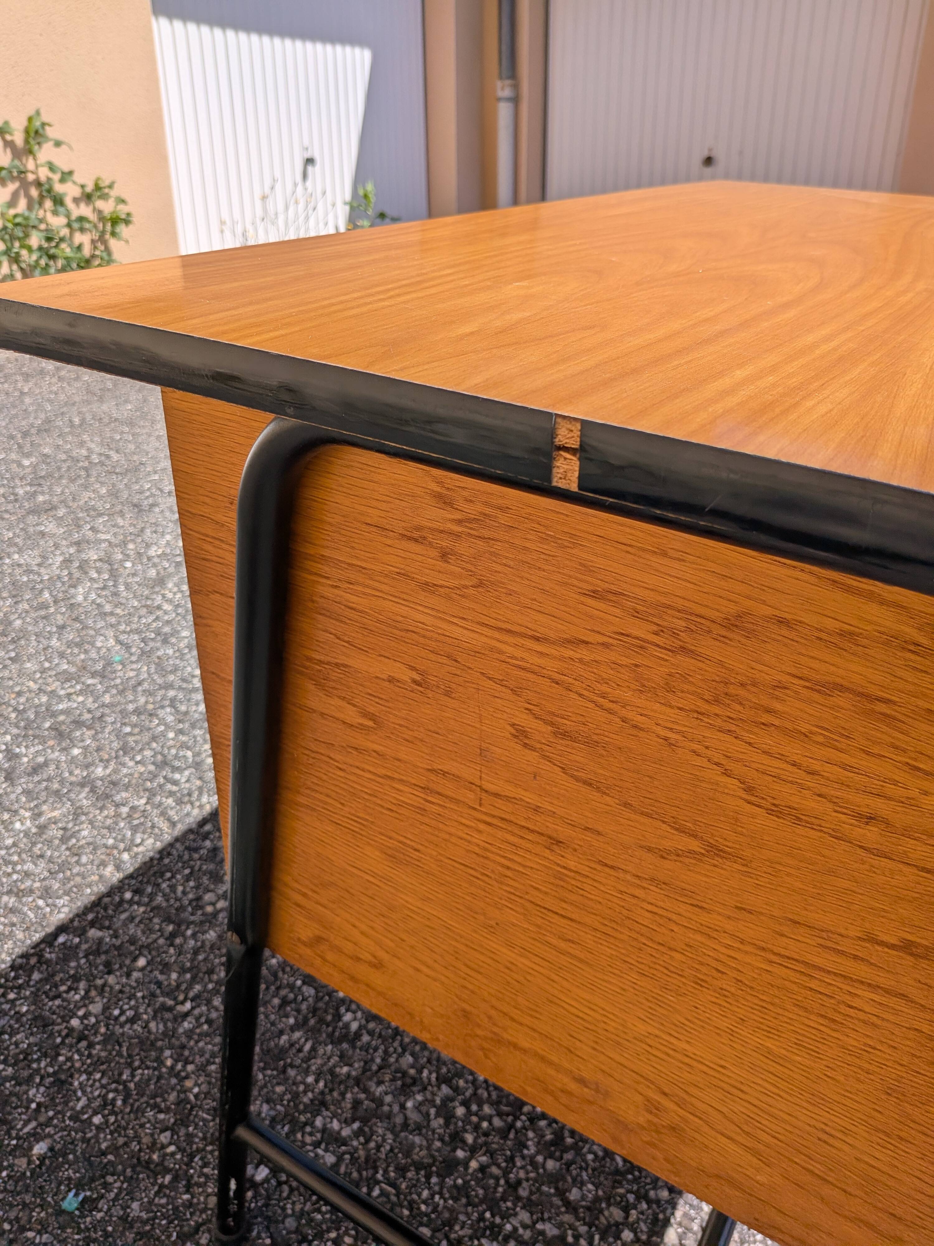 Vintage 1960s Formica desk and chair set.