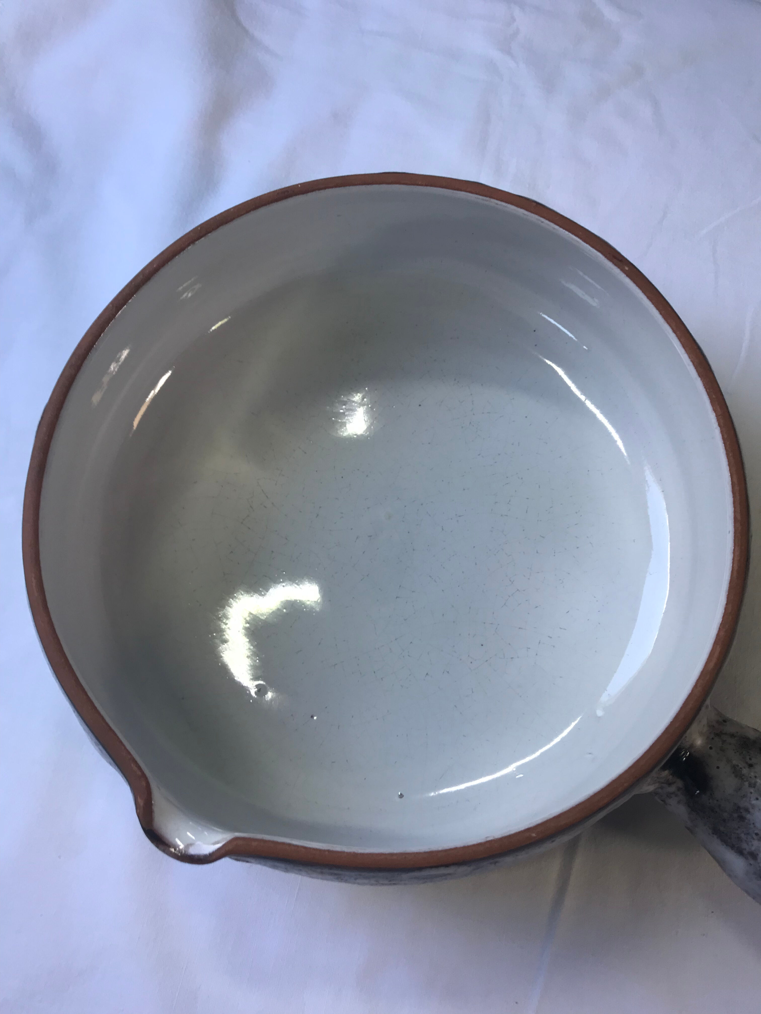 Caquelon for baking in the oven of the Grandjean house in Vallauris