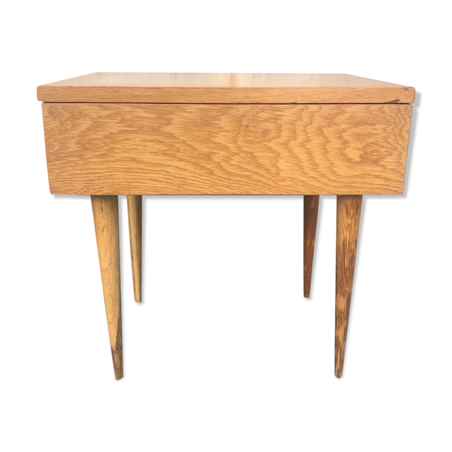 Vintage bedside table with drawer