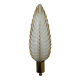 Art Deco brass and glass sconce by Ezan, France, 1940s