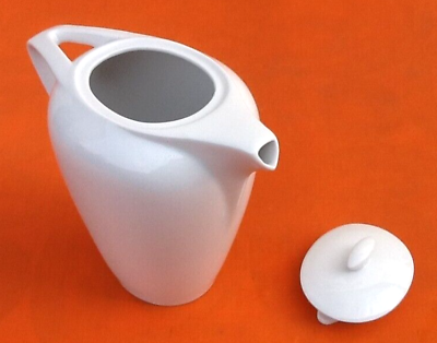 White porcelain coffee maker Seltmann Weiden Bavaria Bianca-Maria Germany