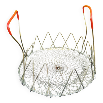 Old folding salad basket