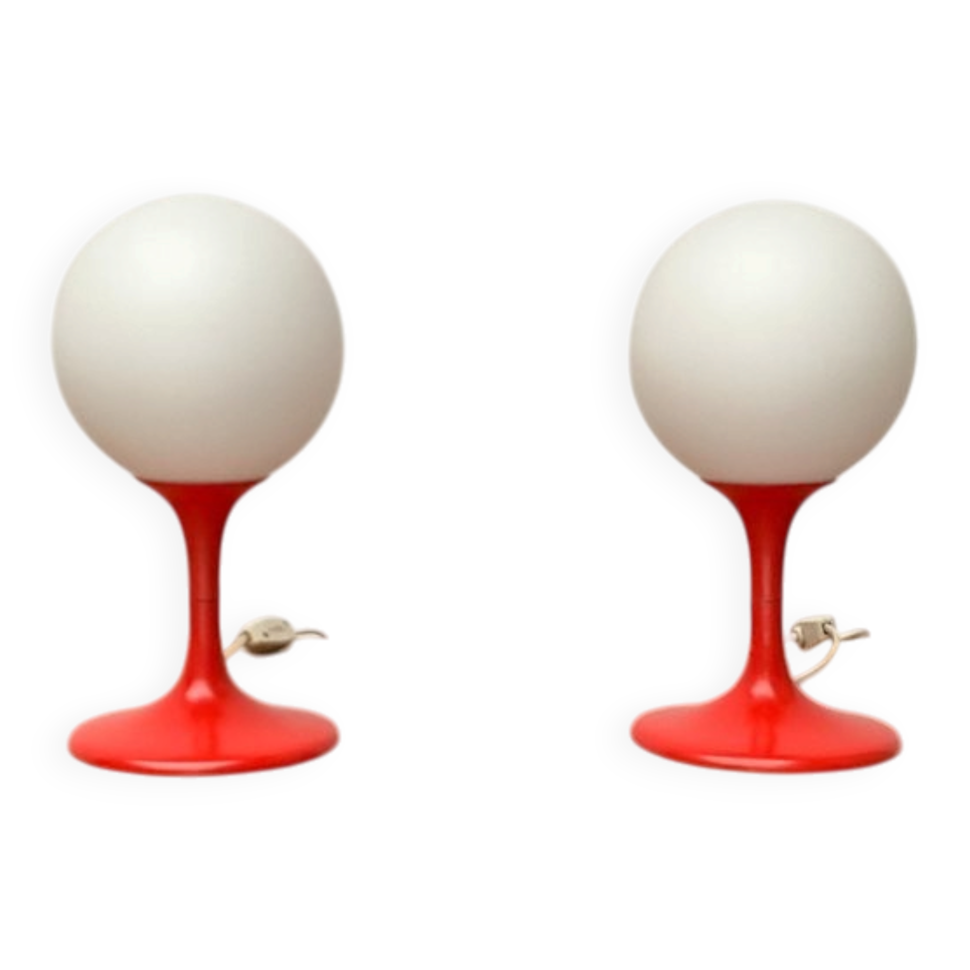 Swiss space age table lamps by E.R. Nele for Temde, 1960s, set of 2.