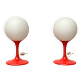 Swiss space age table lamps by E.R. Nele for Temde, 1960s, set of 2.