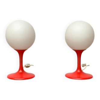 Swiss space age table lamps by E.R. Nele for Temde, 1960s, set of 2.