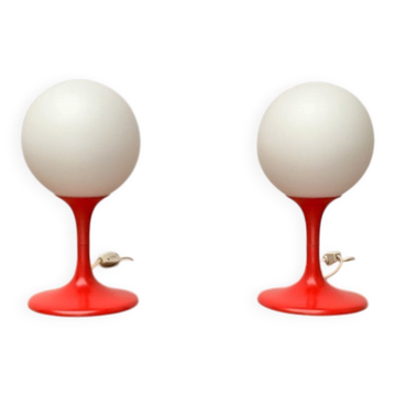 Swiss space age table lamps by E.R. Nele for Temde, 1960s, set of 2.