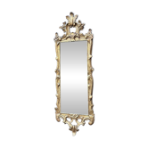 Carved and gilded wooden mirror, late 18th century