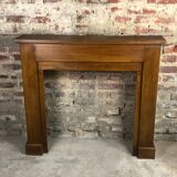 Fireplace surround in light oak 1980s