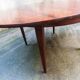 Table transformable en palissandre de rio 118cm