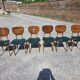 6 chaises scandinaves en chêne des années 60