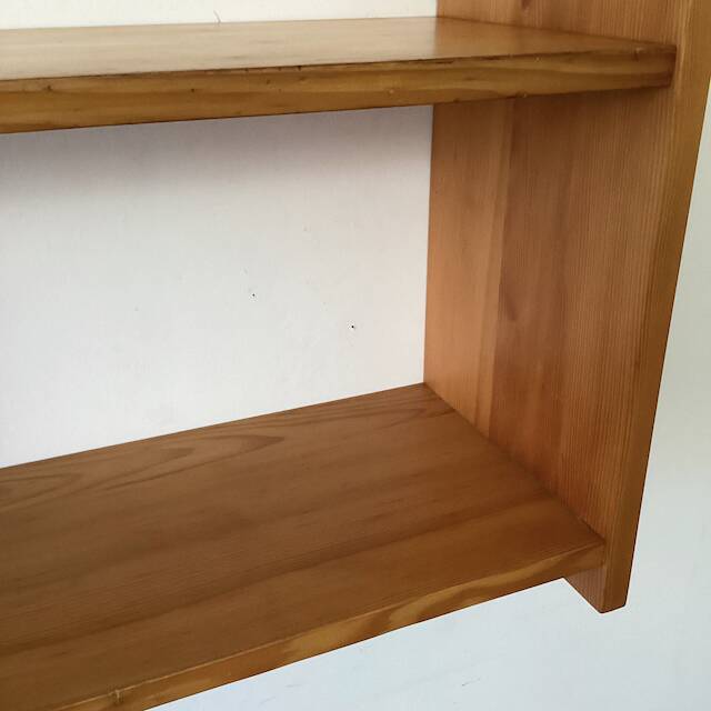 Solid pine wall shelf