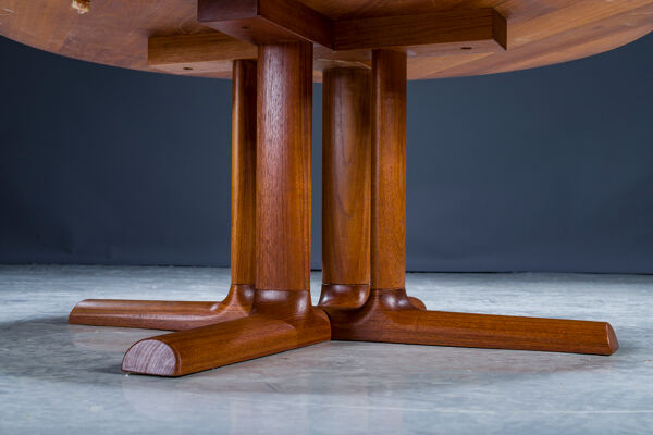 table basse danoise en teck du milieu du siècle de Dyrlund, années 1970.