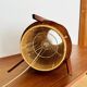 Danish Sisal and Teak Floor or Table Lamp by Ib Fabiansen for Fog and Morup