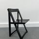 Chaise pliante en bois, années 1970