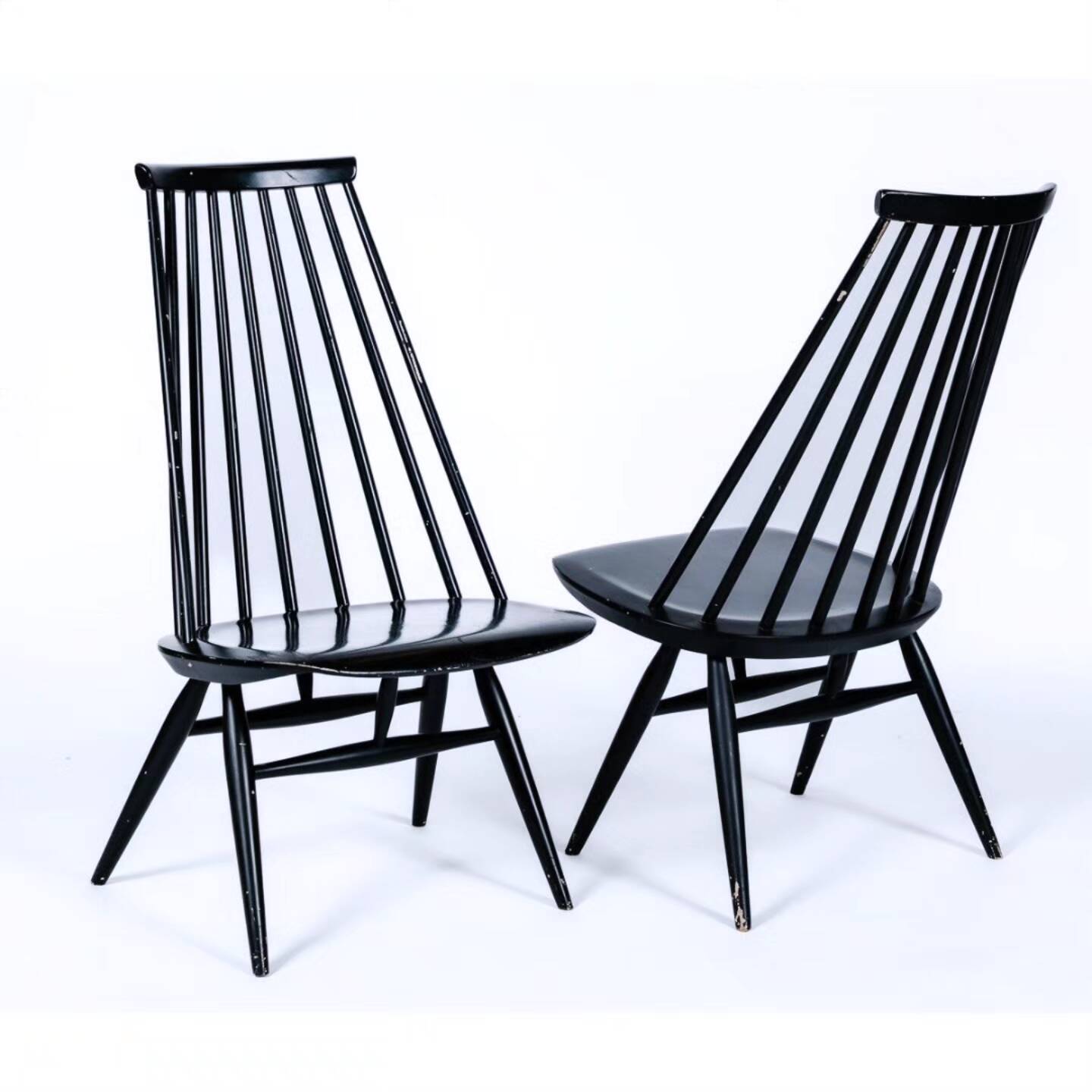Paire de chaises modèle "Mademoiselle" Illmari Tapiovaara 1956