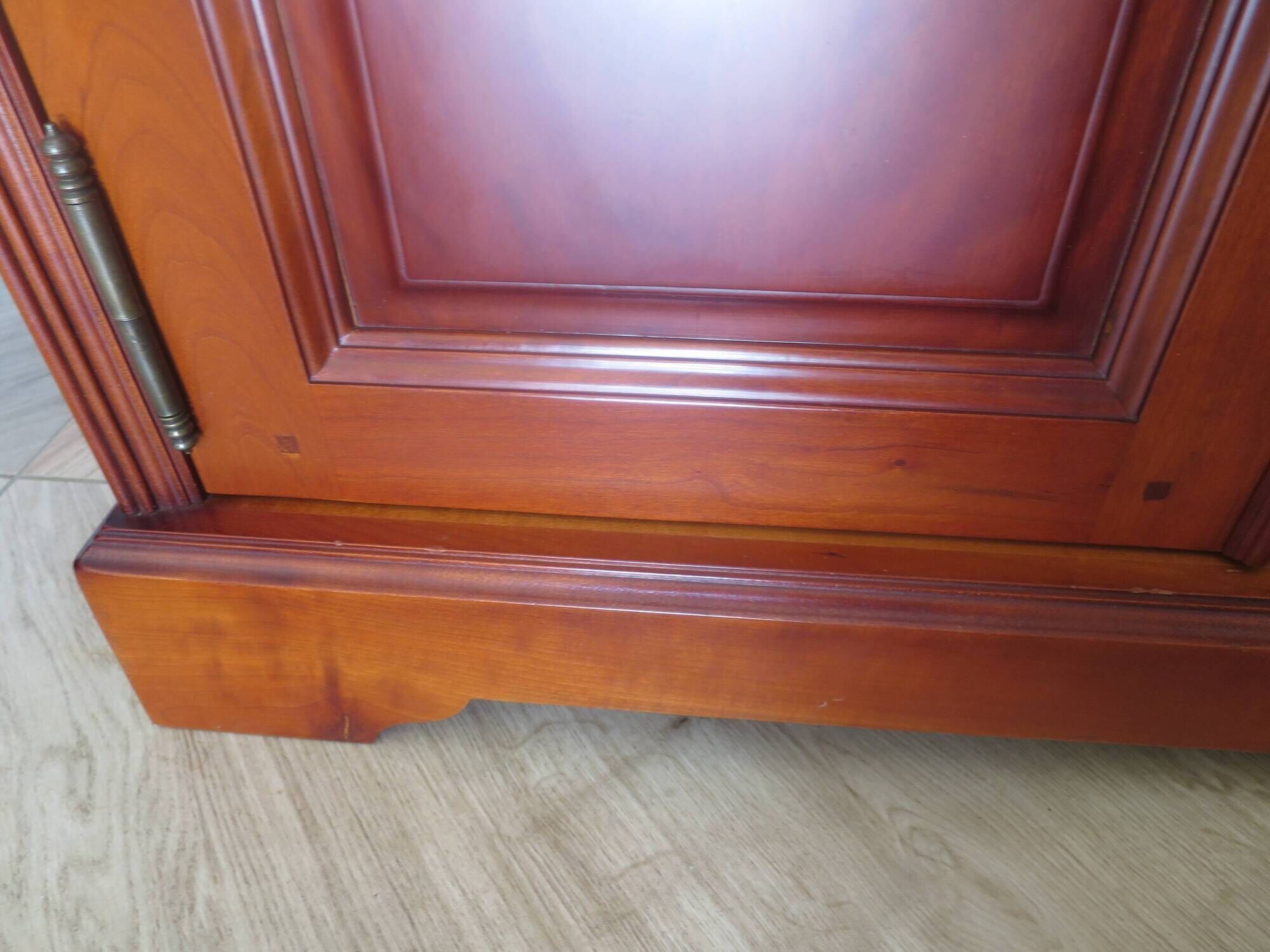Occasional furniture - TV unit - Rotating tray - Louis Philippe - Solid wood
