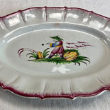 Dish Luneville XIXth