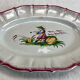 Dish Luneville XIXth
