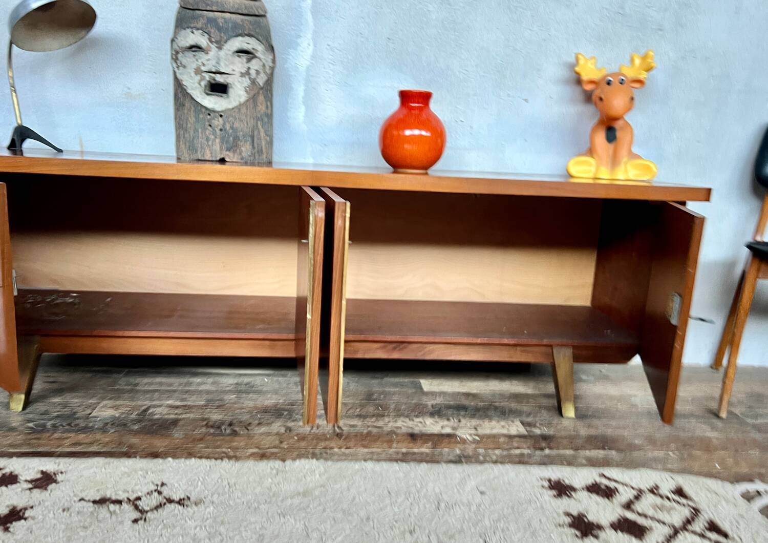 Scandinavian sideboard vintage TV cabinet