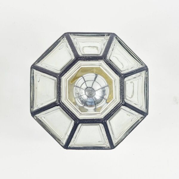 Plafonnier en verre du milieu du siècle de Limburg, Allemagne, années 1960.