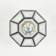 Mid-Century Glass Ceiling Light from Limburg, Germany, 1960s
