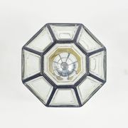 Mid-Century Glass Ceiling Light from Limburg, Germany, 1960s