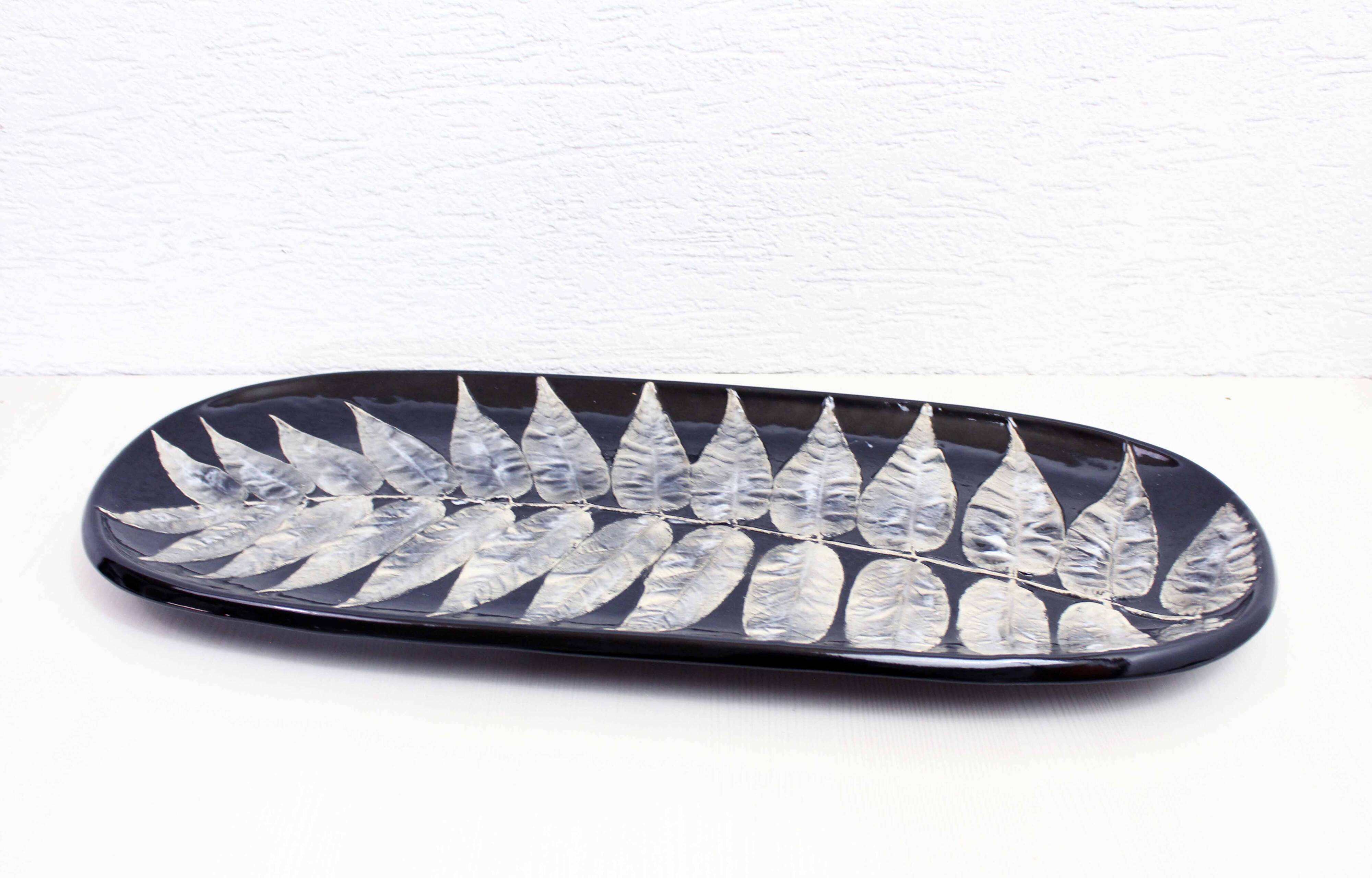 Ceramic tray, France 1970