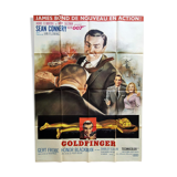Original poster 1st print of 1965 Golfinger James Bond Sean Connery 120x160 cm
