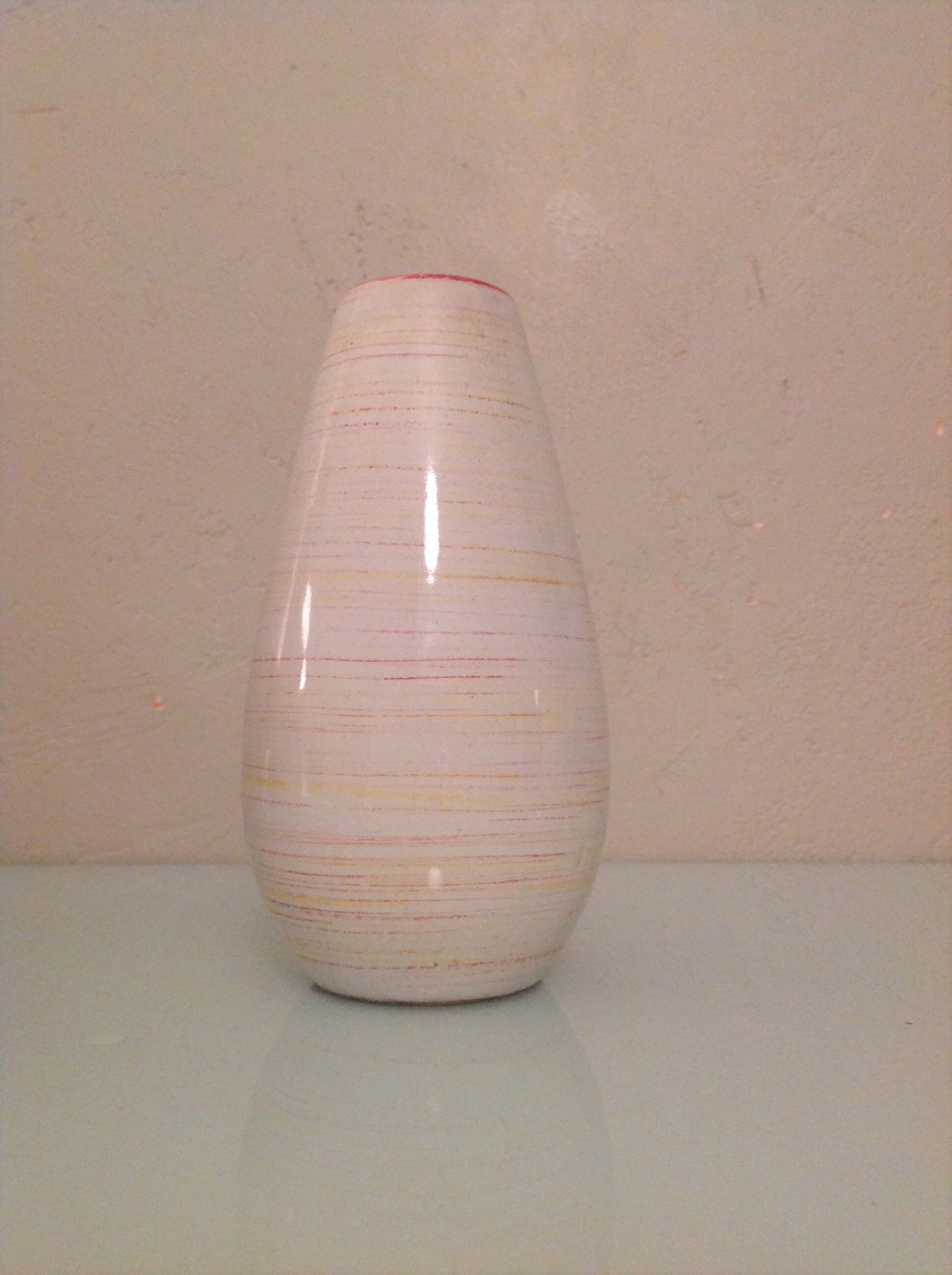 Tulip vase soliflore ceramic west germany, vintage years 60-70