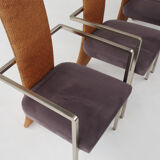 set of 6 chairs by Belgo Chrom
