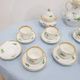 Coffee service set, white porcelain with gilding, KPM, Germany, 19th centur