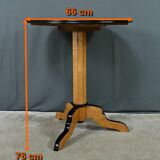 Speckled Maple Pedestal Table, Napoleon III Period – Part 2 of the 19th Century