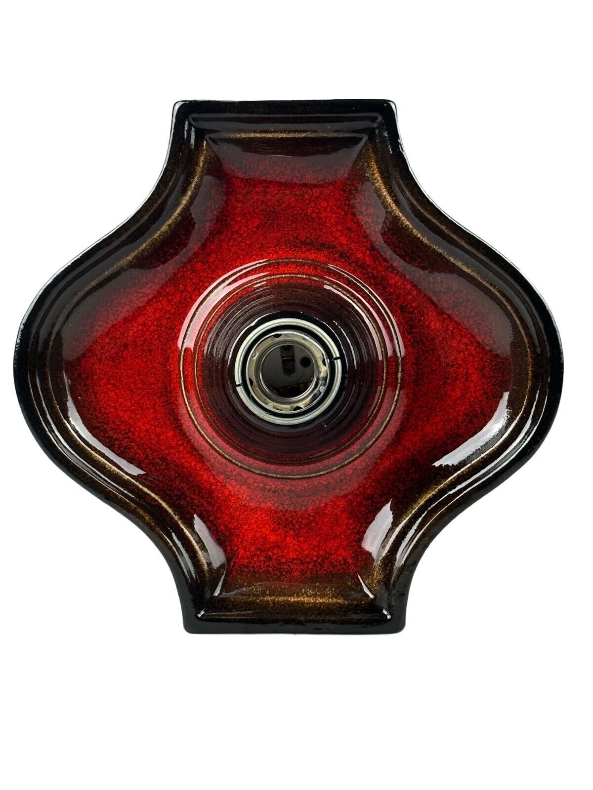 60s 70s Lamp Light Wall Lamp Ceramic Mid Century Space Age Design
