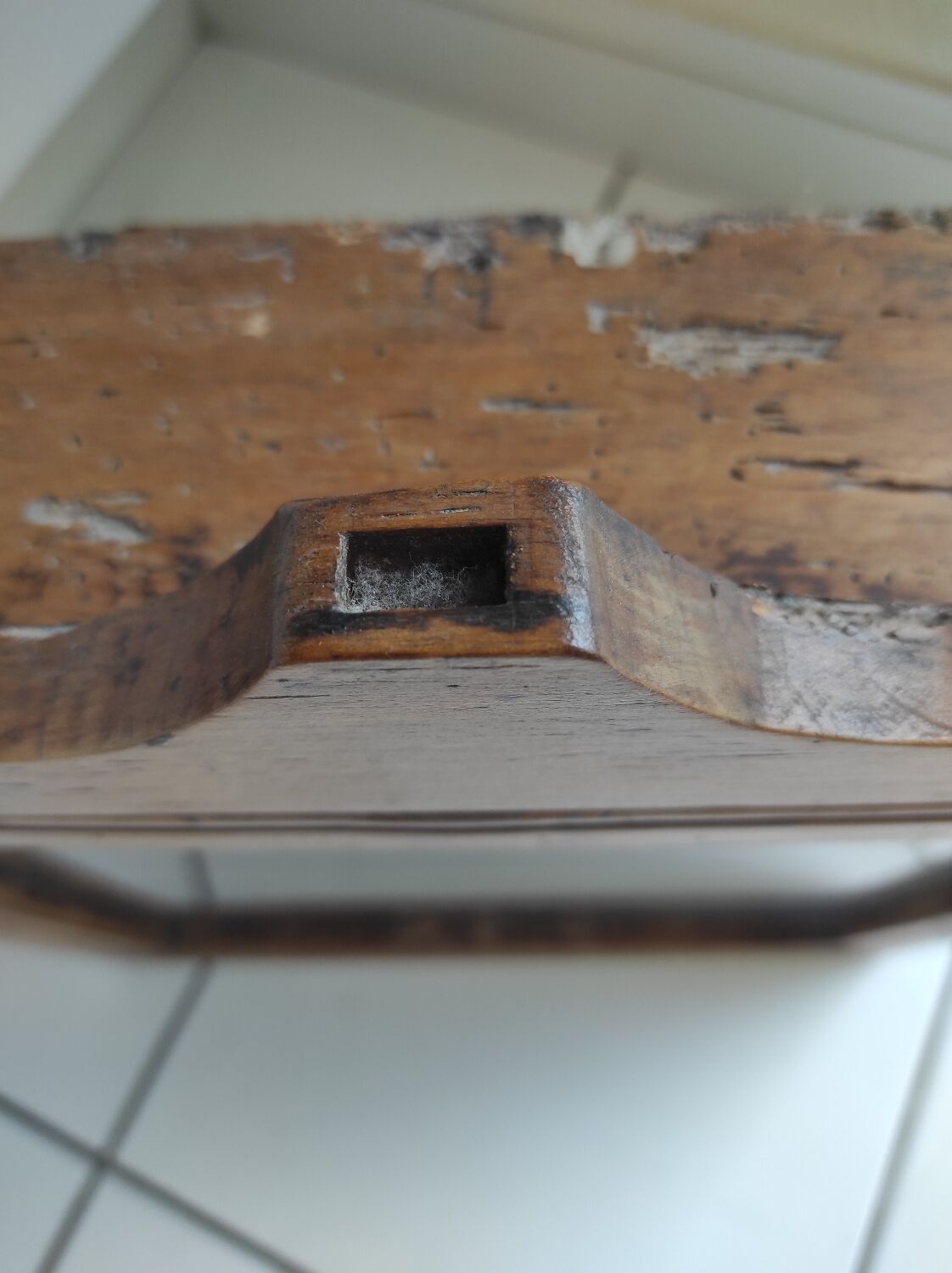 Old cherry display case