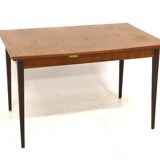 Teak "wallet" dining room table, Sweden, 1950
