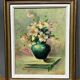 Nature morte aux fleurs. huile sur panneaU, B. Dexpers