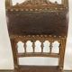 Pair of Henry II wooden and leather chairs