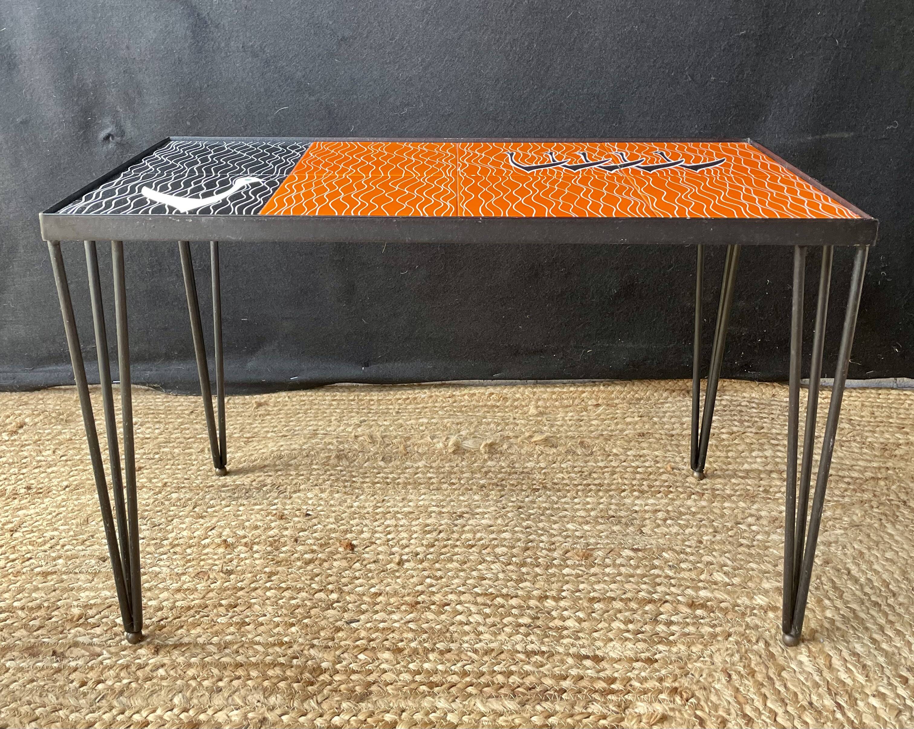 Ceramic tile coffee table