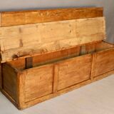 19th Century Spruce Bench Chest