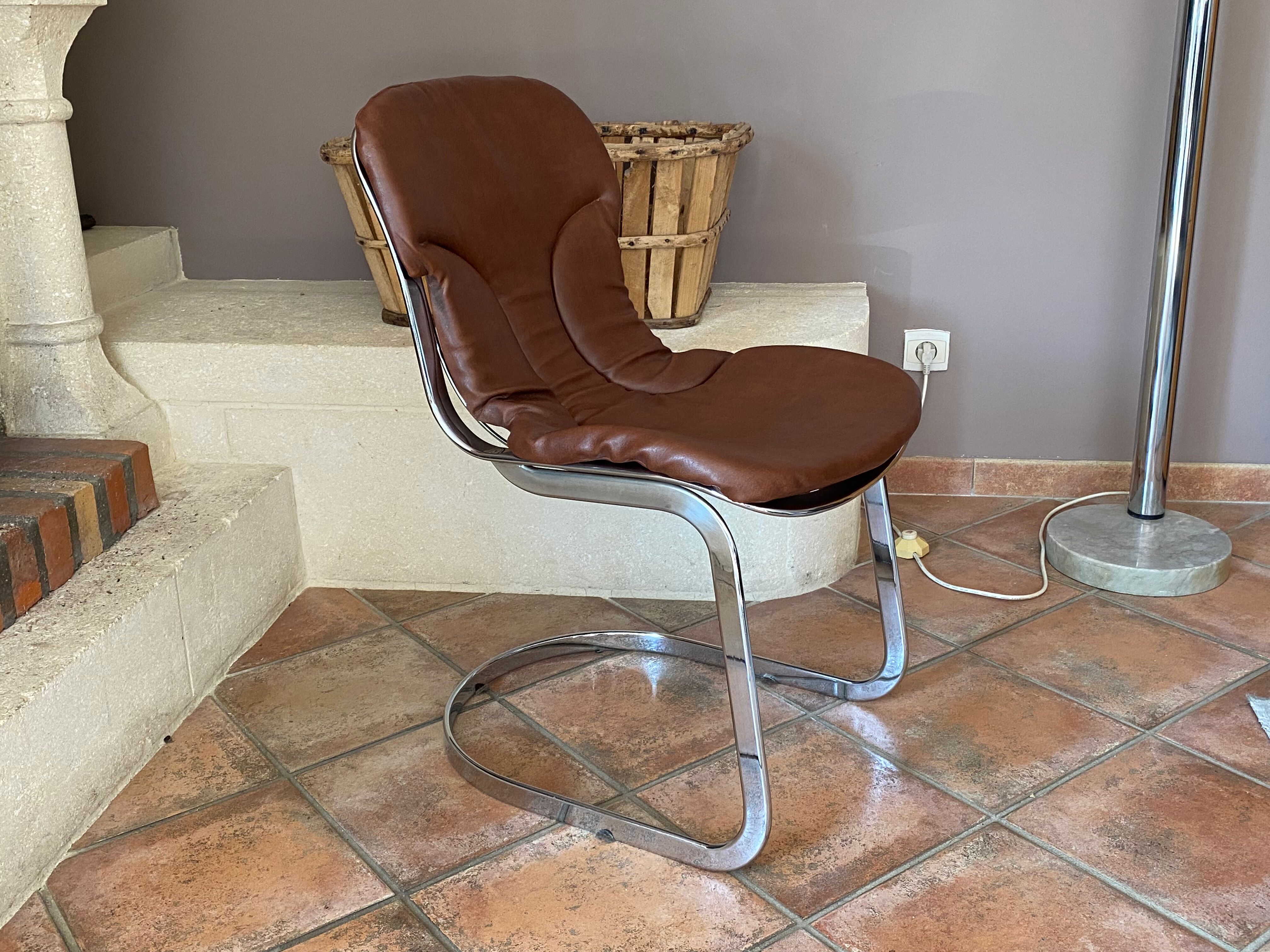 Set of 4 CIDUE chairs. Italy.1970.