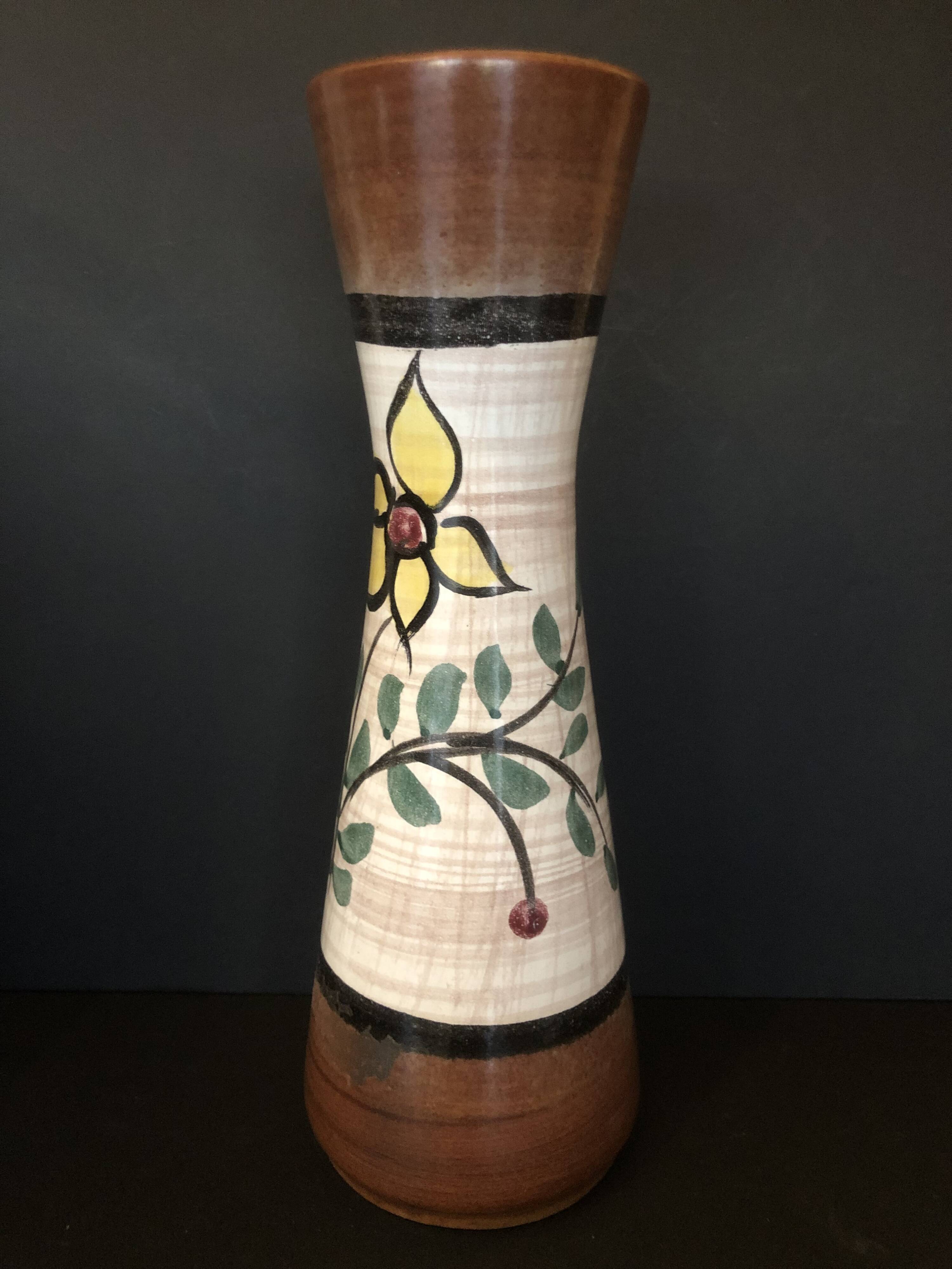 German ceramic Diabolo vase