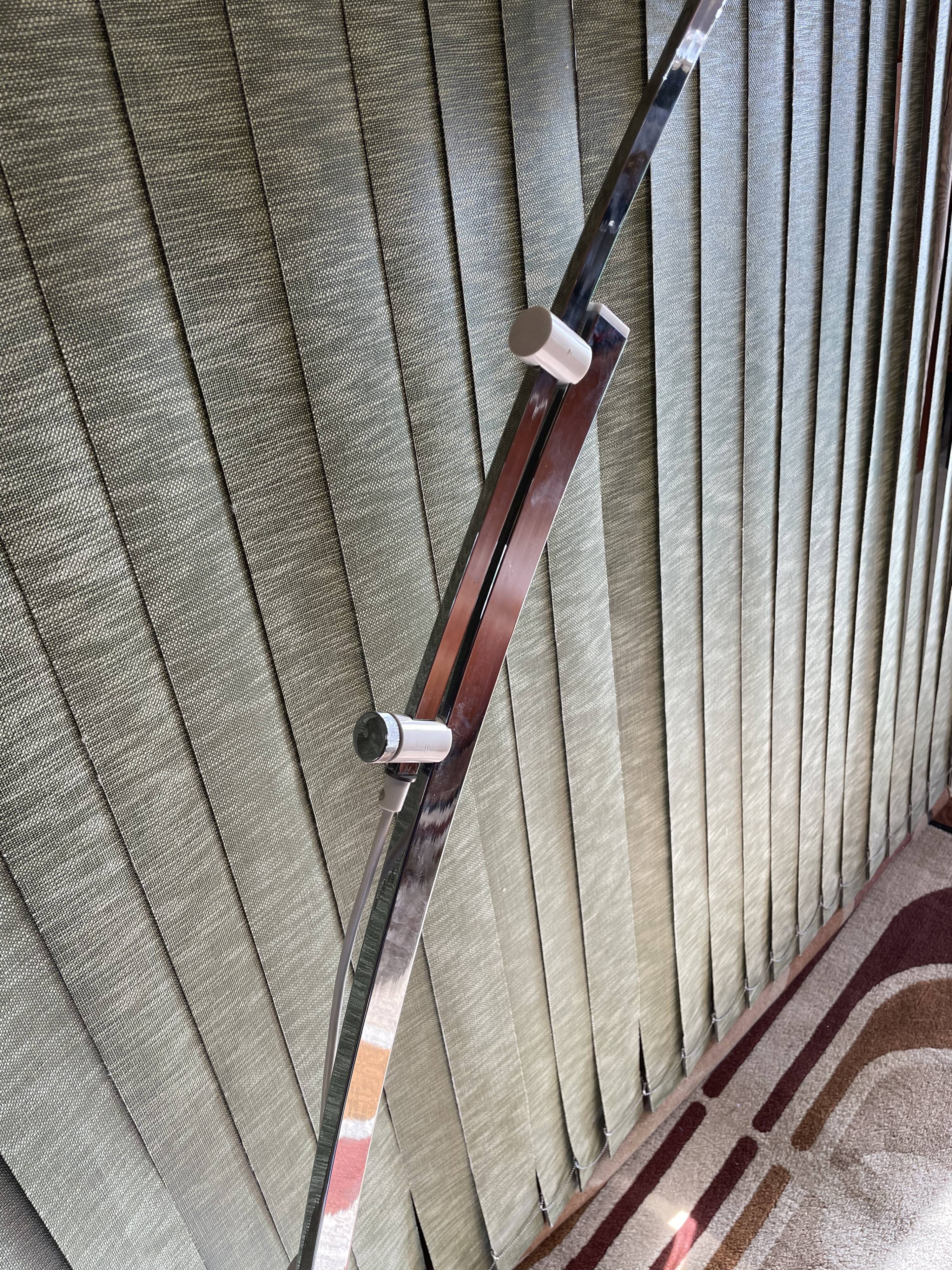 Adjustable arc floor lamp design Guzzini year 70