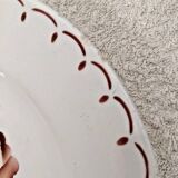 Set of 5 Vintage Badonviller Deep Plates