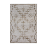 Hemp and wool carpet 120x180 ethnic motifs