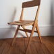 Chaise enfant vintage en bois